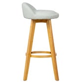 Amber &amp; Fern 71.5cm Yuri Boucle Swivel Bar Stools