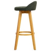 Amber &amp; Fern 71.5cm Yuri Boucle Swivel Bar Stools