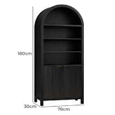 Amber &amp; Fern Veronique Arched Bookcase
