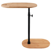 Amber &amp; Fern Lisbon Bamboo &amp; Steel Side Table