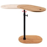 Amber &amp; Fern Lisbon Bamboo &amp; Steel Side Table