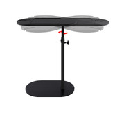 Amber &amp; Fern Lisbon Bamboo &amp; Steel Side Table