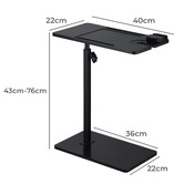 Amber &amp; Fern Nobi Bamboo &amp; Steel Side Table