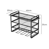 Amber &amp; Fern 4 Tier Thora Power Tool Utility Rack