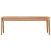 Amber &amp; Fern 3 Seater Danish Rubberwood Dining Bench