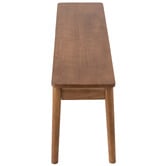 Amber &amp; Fern 3 Seater Danish Rubberwood Dining Bench
