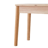 Amber &amp; Fern 3 Seater Danish Rubberwood Dining Bench