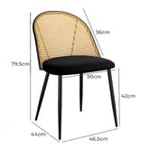 Amber &amp; Fern Dana PE Rattan Dining Chairs