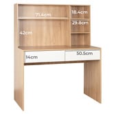 Amber &amp; Fern Tamara II 2 Drawer Desk with Hutch