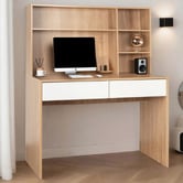 Amber &amp; Fern Tamara II 2 Drawer Desk with Hutch