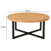 Amber &amp; Fern Devon Round Coffee Table