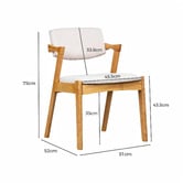 Amber &amp; Fern Kai Kristiansen 42 Replica Velvet Dining Chairs