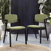 Amber &amp; Fern Kai Kristiansen 42 Replica Velvet Dining Chairs