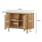 Amber &amp; Fern Malachi 2 Door Sideboard Buffet