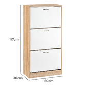 Amber &amp; Fern Ophelia 3 Door Shoe Cabinet