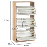 Amber &amp; Fern Ophelia 3 Door Shoe Cabinet
