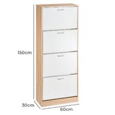 Amber &amp; Fern Ophelia 4 Door Shoe Cabinet