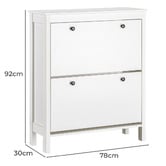 Amber &amp; Fern Finley 2 Door Shoe Cabinet