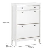 Amber &amp; Fern Finley 1 Drawer Shoe Cabinet
