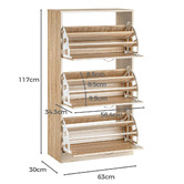 Amber &amp; Fern Salma 3 Door Shoe Cabinet