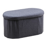 Amber &amp; Fern Belfast Boucle Storage Ottoman Bench
