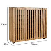 Amber &amp; Fern Samia 3 Door Shoe Cabinet