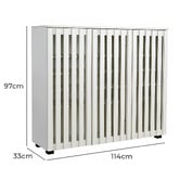 Amber &amp; Fern Samia 3 Door Shoe Cabinet