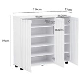 Amber &amp; Fern Samia 3 Door Shoe Cabinet