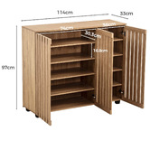 Amber &amp; Fern Samia 3 Door Shoe Cabinet