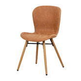 Amber &amp; Fern Avelis Faux Leather Dining Chairs