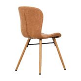 Amber &amp; Fern Avelis Faux Leather Dining Chairs