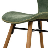 Amber &amp; Fern Avelis Faux Leather Dining Chairs