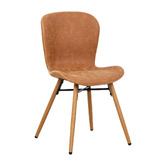 Amber &amp; Fern Avelis Faux Leather Dining Chairs