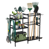 Amber &amp; Fern 85.5cm Selma Garden Tool Organiser Rack