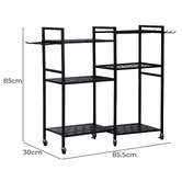 Amber &amp; Fern 85.5cm Selma Garden Tool Organiser Rack