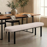 Amber &amp; Fern Moraia Boucle Dining Bench