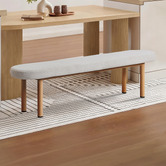 Amber &amp; Fern Moraia Boucle Dining Bench