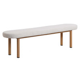 Amber &amp; Fern Moraia Boucle Dining Bench