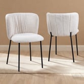 Amber &amp; Fern Monty Boucle Dining Chairs