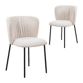 Amber &amp; Fern Monty Boucle Dining Chairs