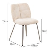 Amber &amp; Fern Riviera Chenille Dining Chairs