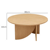 Amber &amp; Fern 2 Piece Oregon Nesting Coffee &amp; Side Table Set