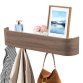 Amber &amp; Fern Daro Floating Shelf with Hooks