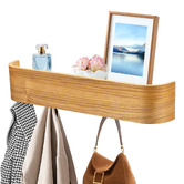 Amber &amp; Fern Daro Floating Shelf with Hooks