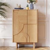 Amber &amp; Fern Natural Kleon 2 Door Sideboard