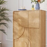 Amber &amp; Fern Natural Kleon 2 Door Sideboard