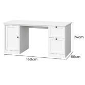 Amber &amp; Fern Finley 2 Drawer Desk