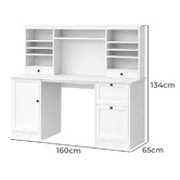 Amber &amp; Fern Finley 2 Drawer Desk with Hutch