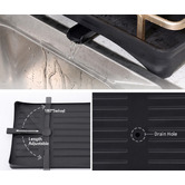 Amber &amp; Fern Black &amp; Rose Gold Aluminium Dish Drying Rack