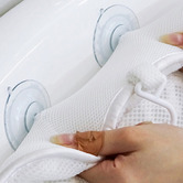 Amber &amp; Fern White Carrey 3D Mesh Bath Pillow